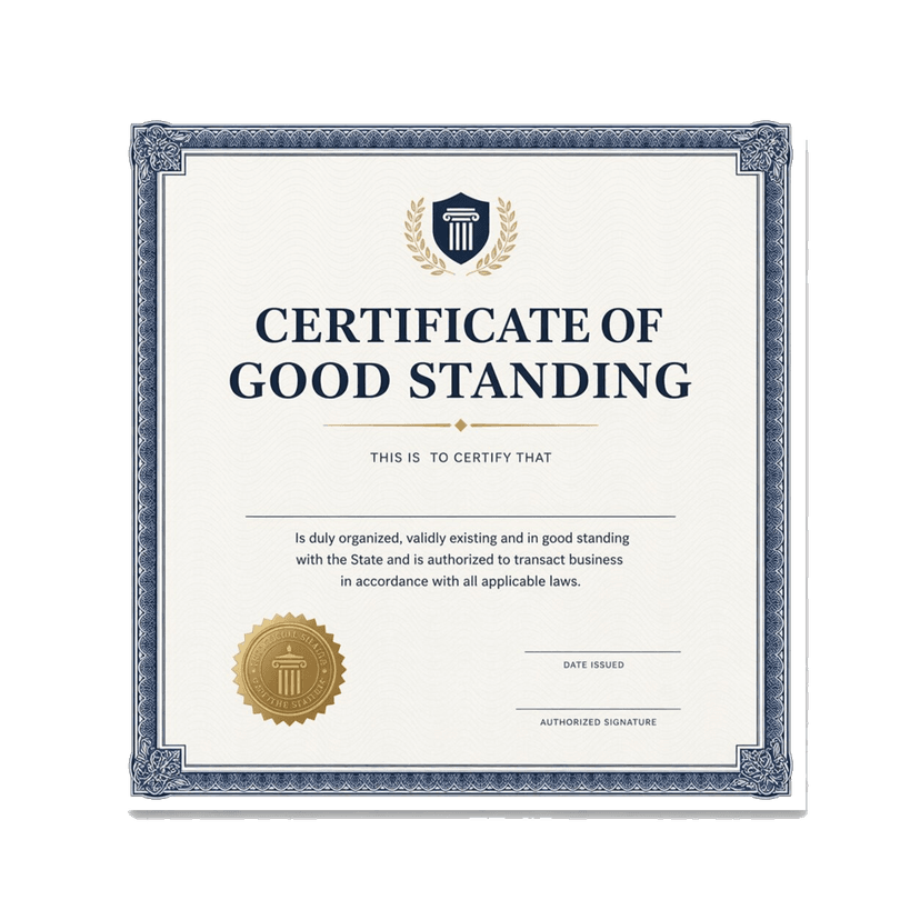 Georgia Certificate of Good Standing Georgia Certificate of Good Standing