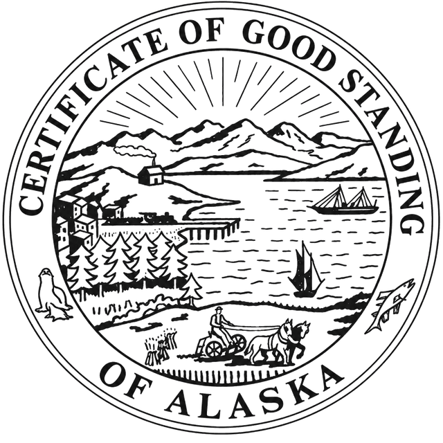 Good Standing Certificate for Alaska