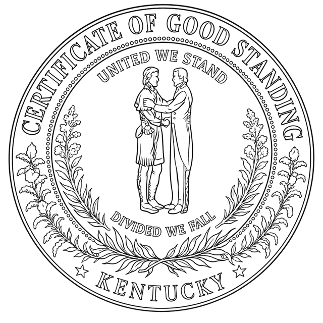 Good Standing Certificate for Kentucky