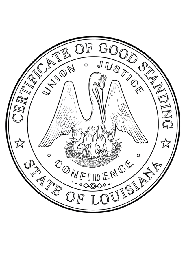 Good Standing Certificate for Louisiana