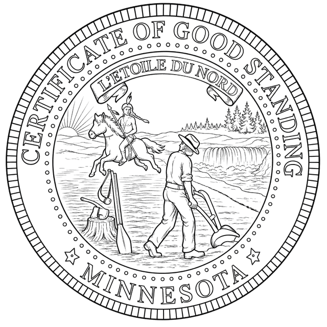 Good Standing Certificate for Minnesota