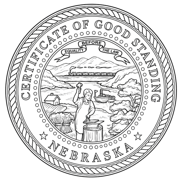 Good Standing Certificate for Nebraska