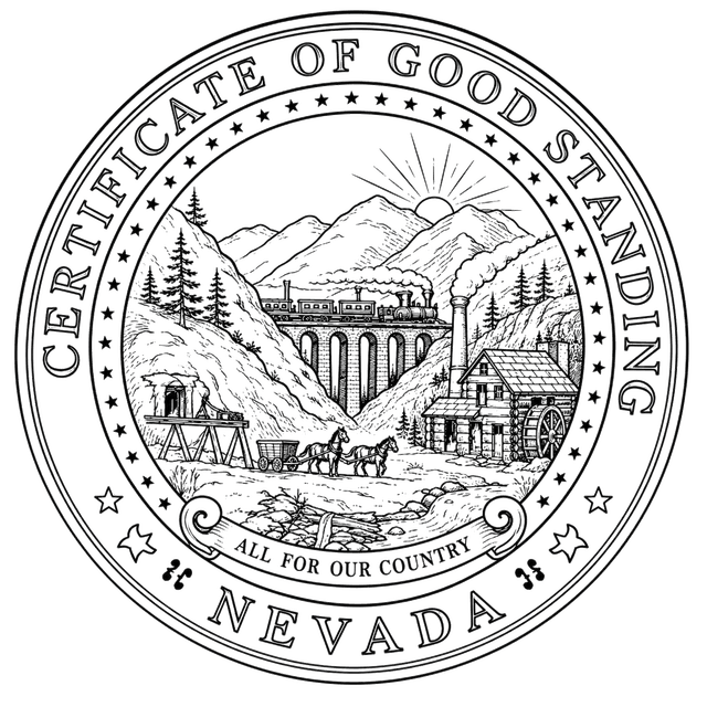 Good Standing Certificate for Nevada