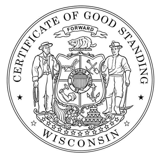 Good Standing Certificate for Wisconsin